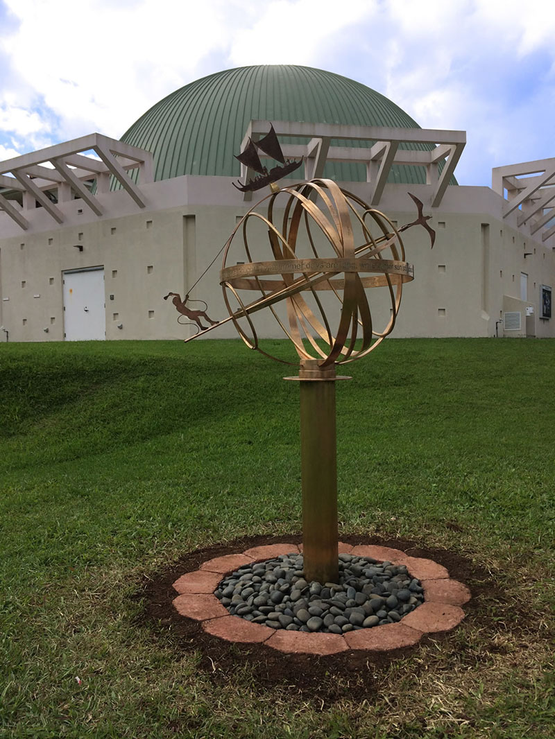 Sundial in front of Imaginarium